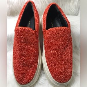 NWOB Tory Burch Ladybug Slip-On Piper Sz 8 Red Sneaker